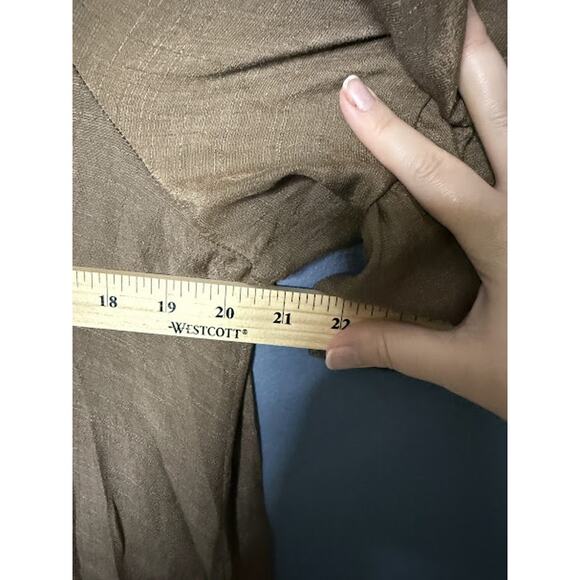 AI'MAGE Swimsuit Cover Up Women's Size Small New with Tags Brown Puff Sleeve - Picture 6 of 7